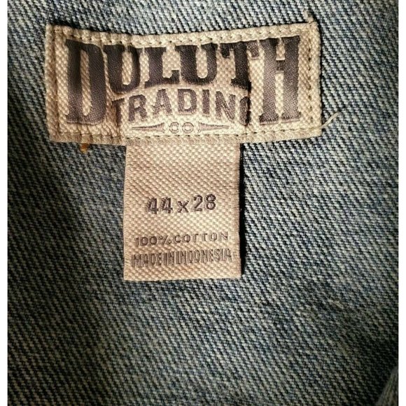 2 pr Duluth Trading Mens Size 44 x 28 Jeans Flex Fire Hose Style 3237-18 Pre-own - Picture 5 of 7